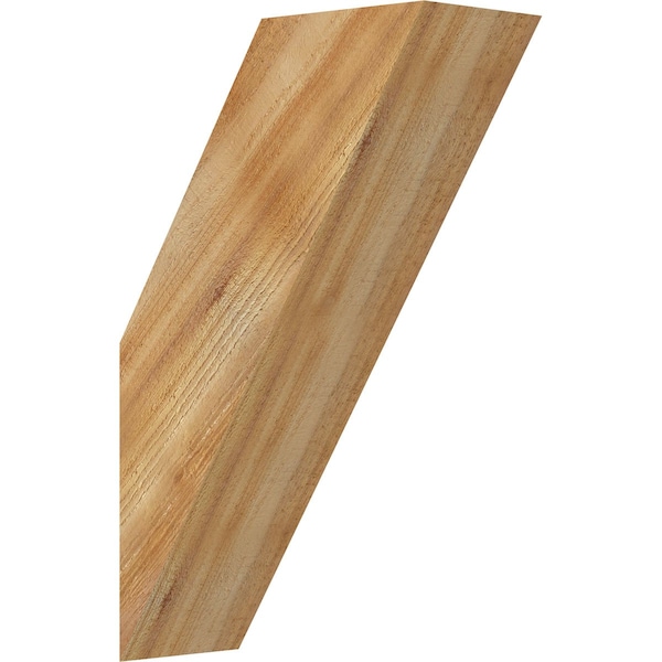 Ekena Millwork 6"W x 14"D x 22"H Traditional Rough Sawn Knee Brace, Western Red Cedar BRC06X14X22TRA00RWR - main
